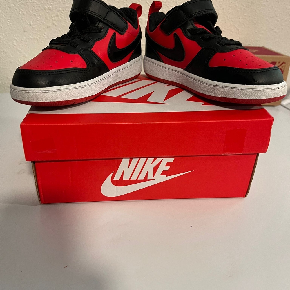 Nike Red and Black Sneakers